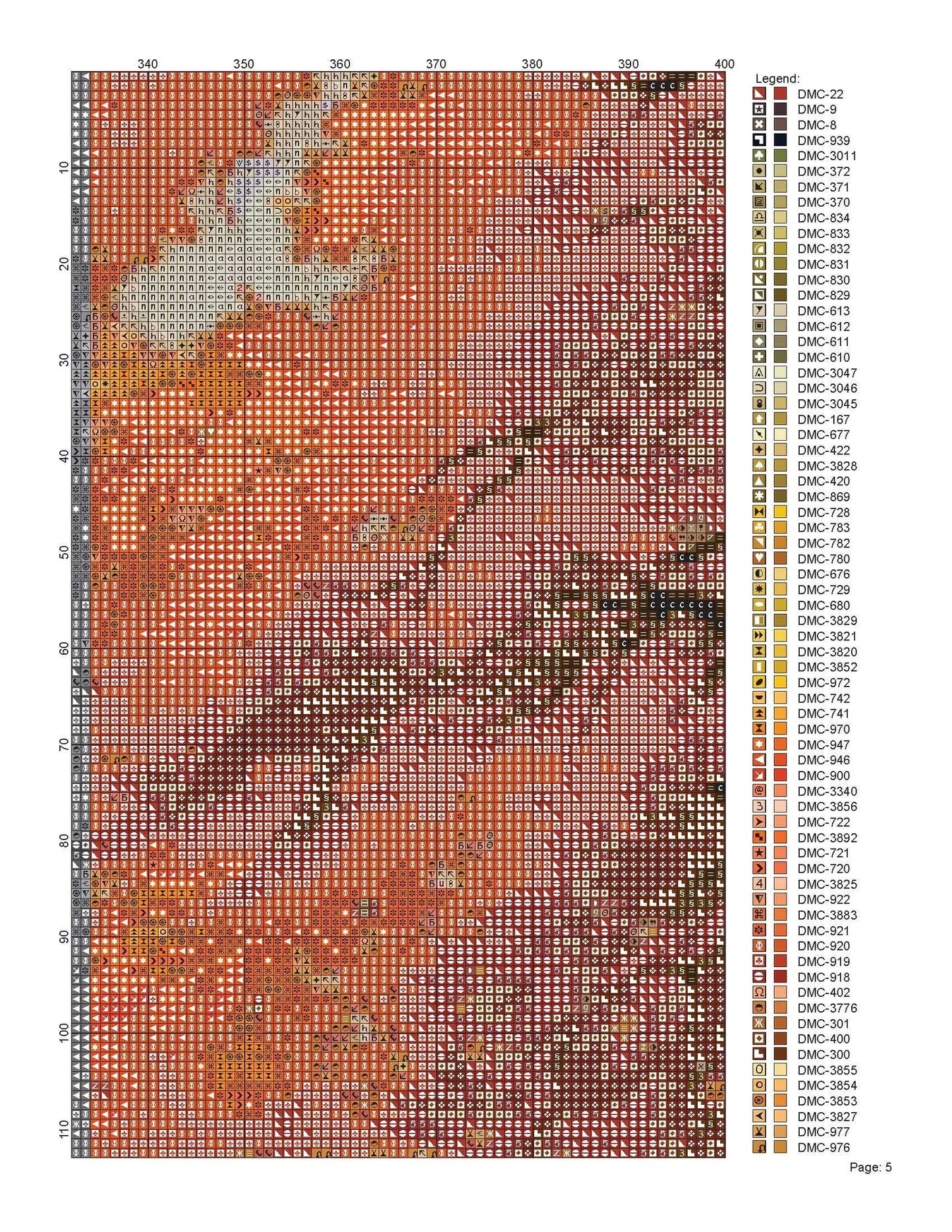 Cross Stitch Pattern Autumn Porch Full Coverage
