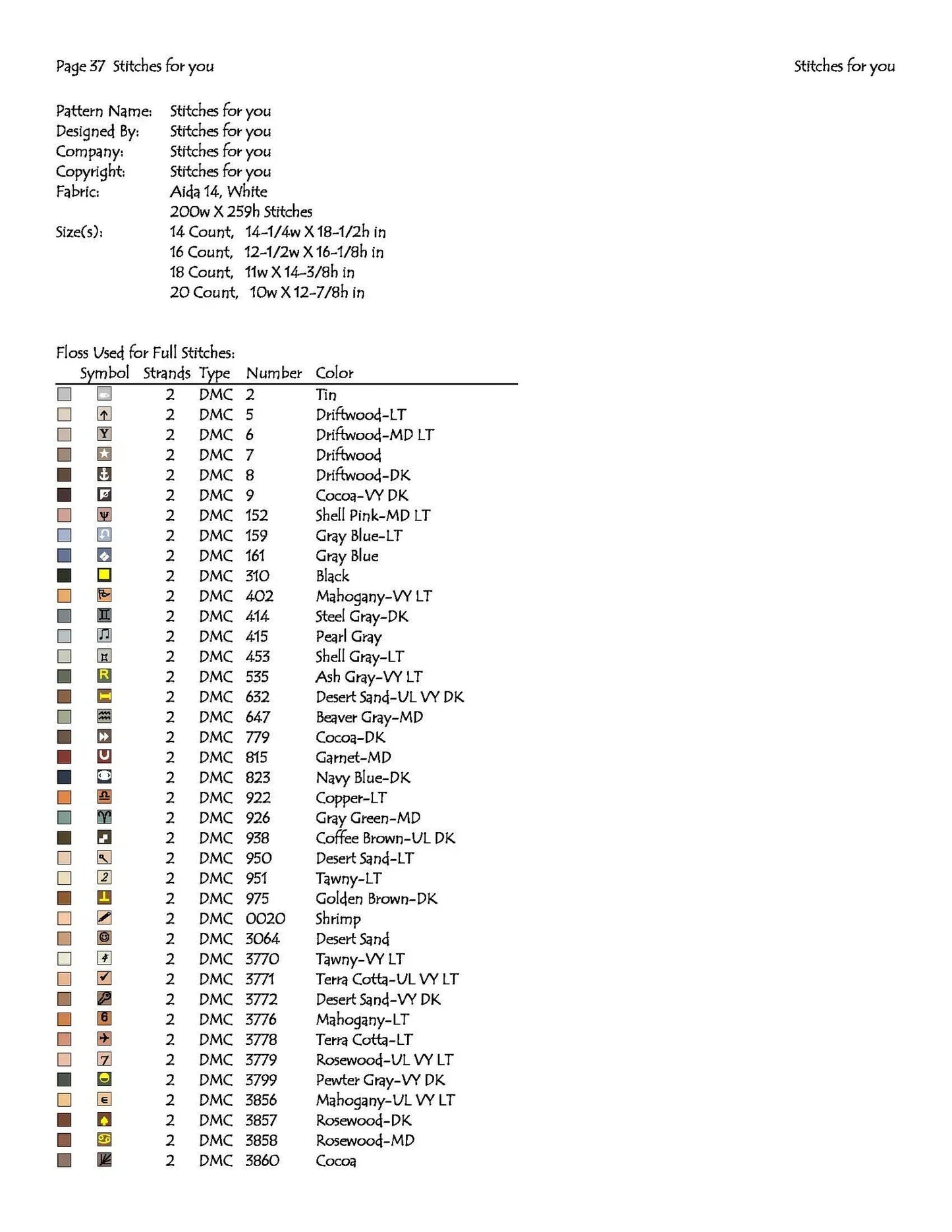 Little Girl - Counted Cross Stitch Patterns - Printable Chart PDF Format Needlework Embroidery Crafts DIY DMC color