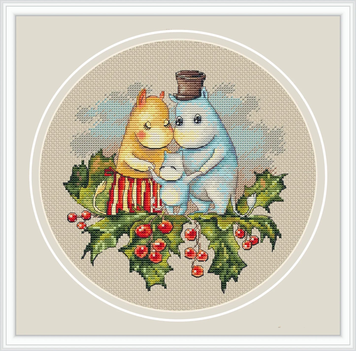 Family Cross Stitch Pattern