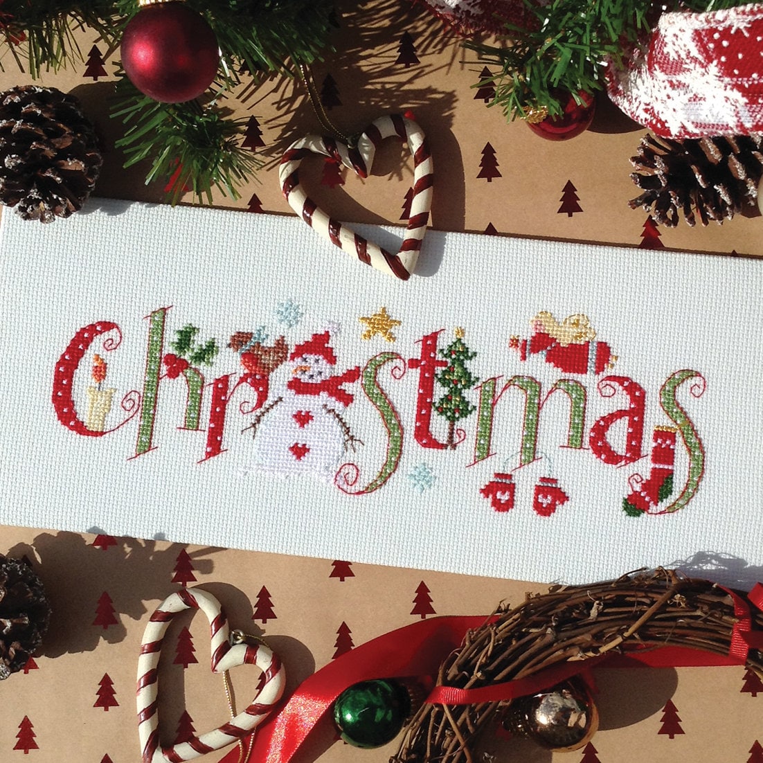 Christmas Cross Stitch Chart - Digital Format PDF Pattern Instant Download