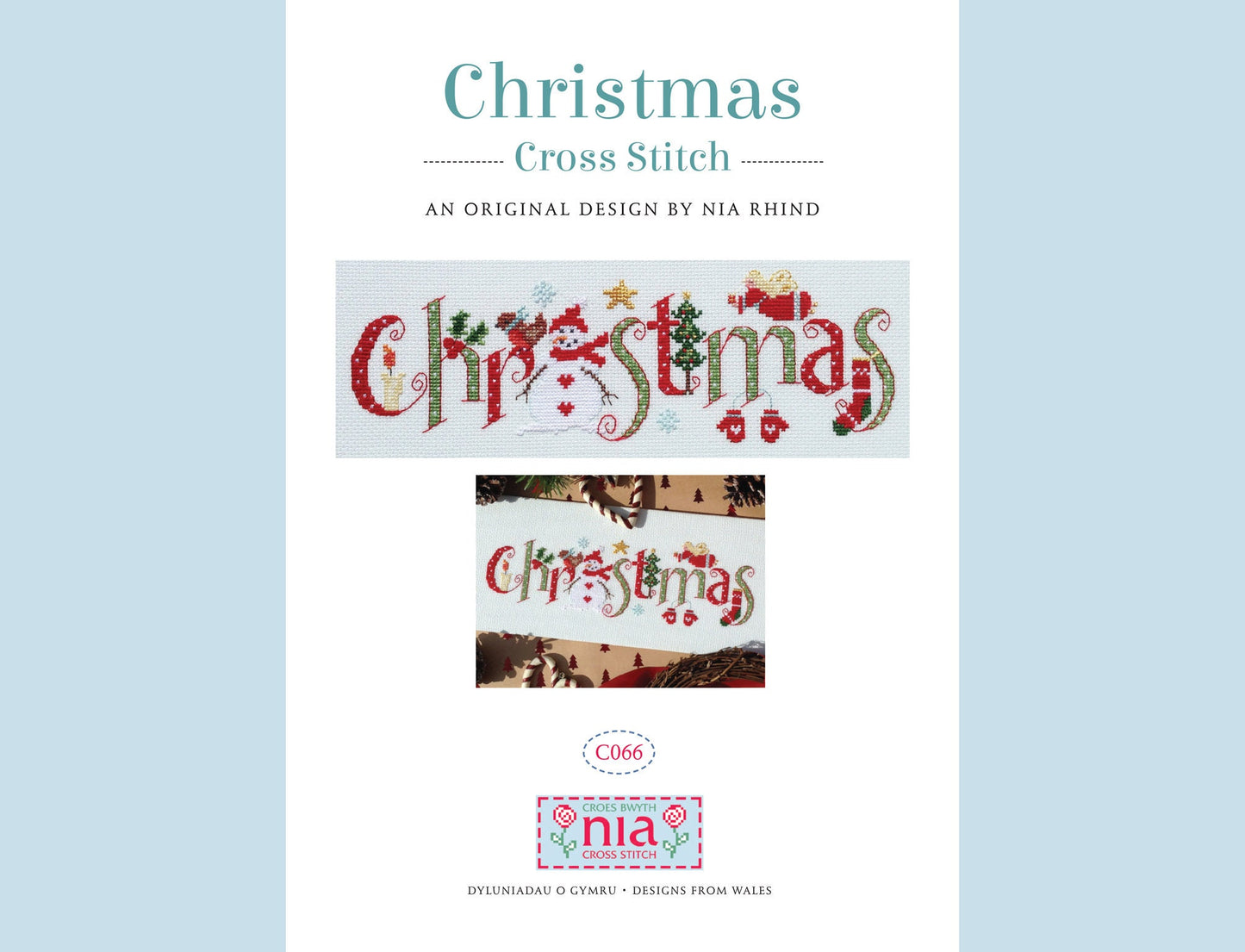 Christmas Cross Stitch Chart - Digital Format PDF Pattern Instant Download
