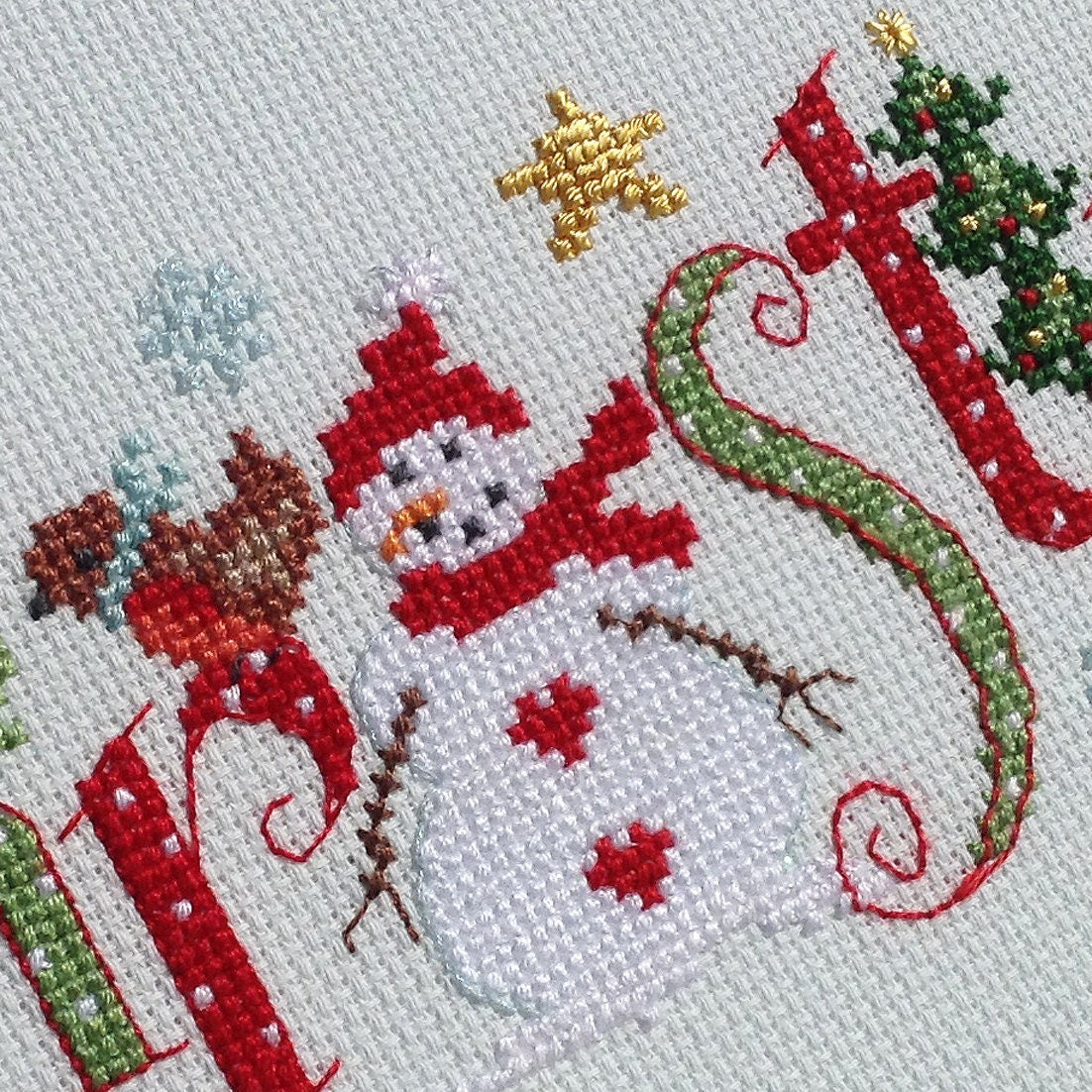 Christmas Cross Stitch Chart - Digital Format PDF Pattern Instant Download
