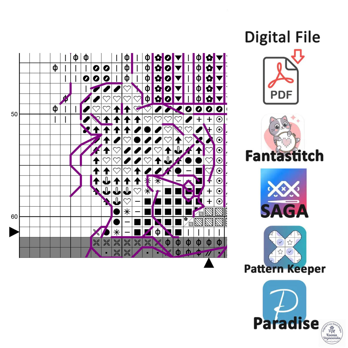 Reading Girl Café Bookshop Cross Stitch Bookmark PDF Instant Download