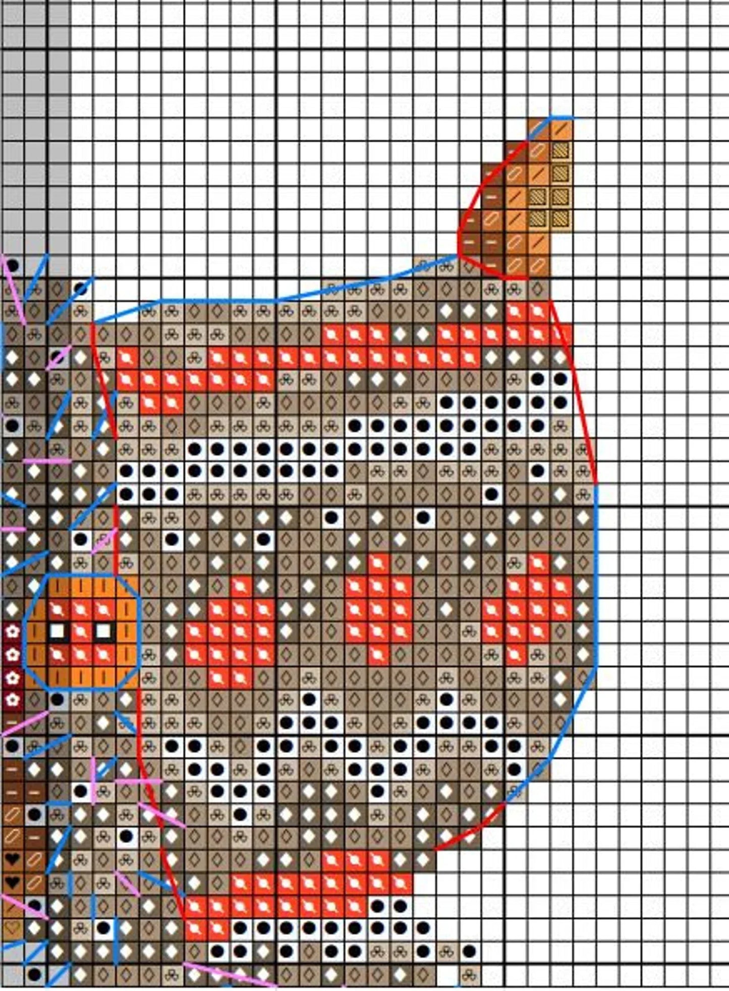 Scheme of cross-stitch "Merry Christmas"
