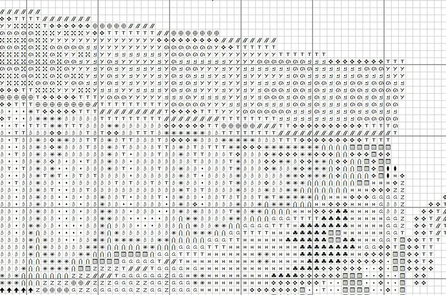 Kitchen Cross Stitch Pattern Tea Cups Pattern Kitchen Still Life Modern Decor Pattern Cups Mugs Napkins Embroidery Needlepoint chart PDF