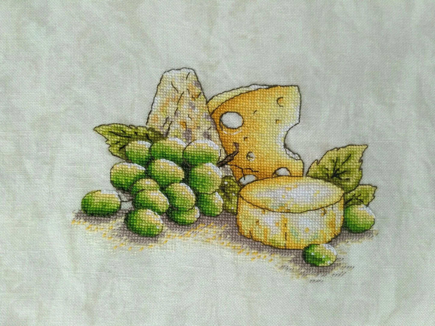 Cross-stitch scheme Gourmet Breakfast Embroidery pattern PDF