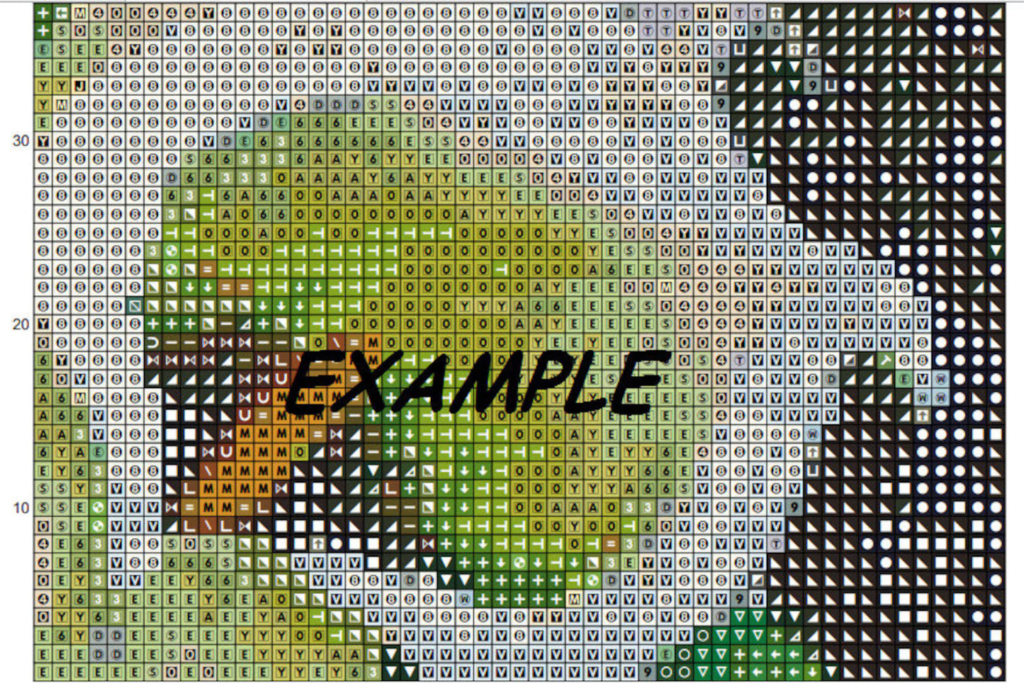Watercolor dog Counted cross stitch PDF pattern Dogs Digital cross stitch chart Animals modern cross stitch pattern dogs x stitch