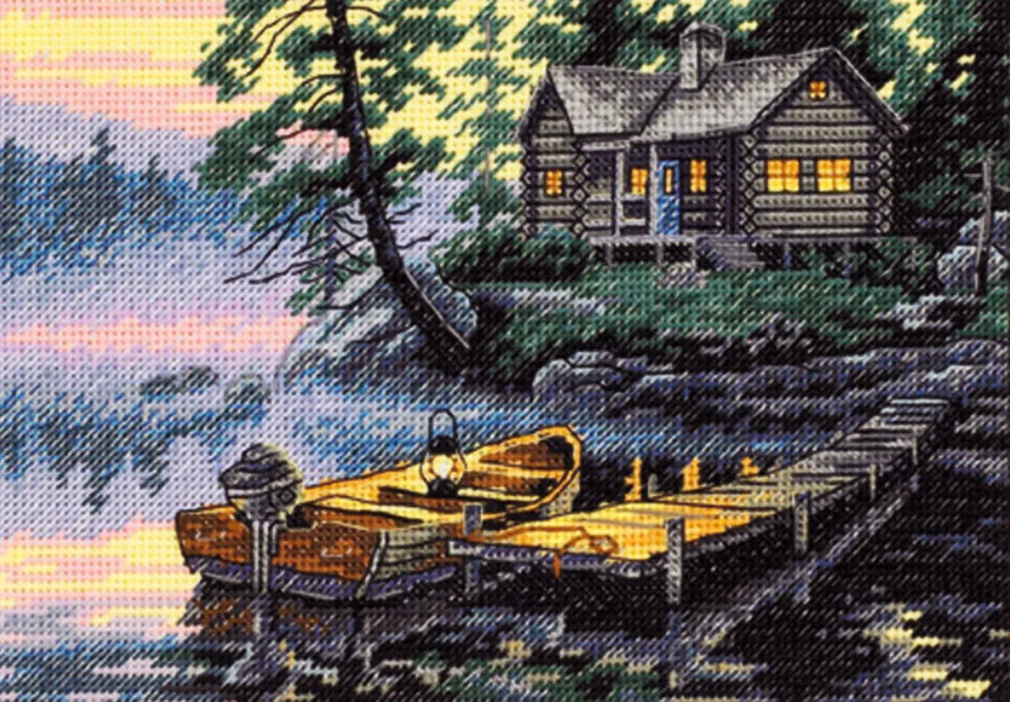 Morning Lake Cross Stitch Pattern