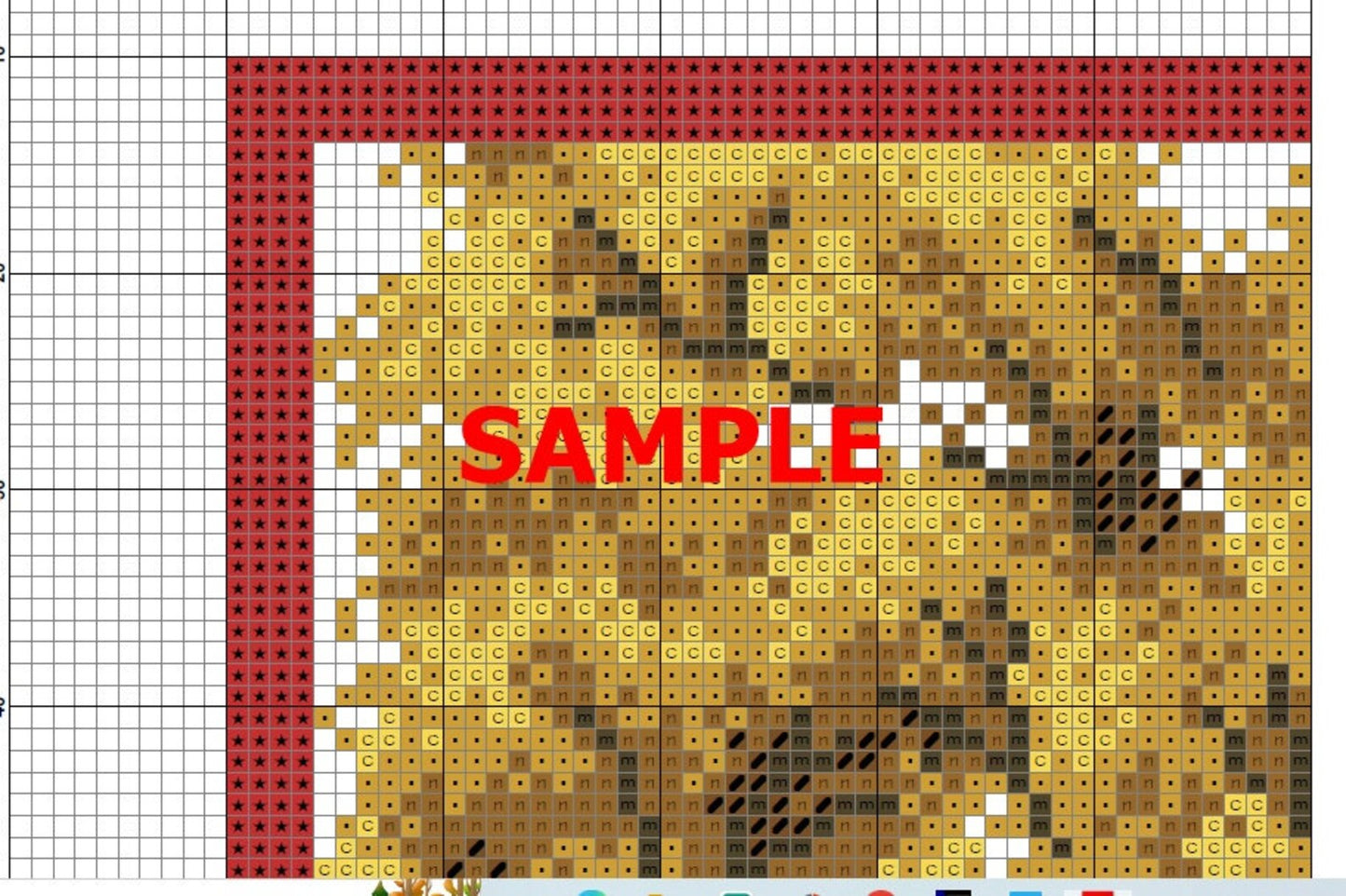 Cross Stitch Pattern, Autumn Village,Victorian Style, Summer Cotage,Pdf , Instant Download