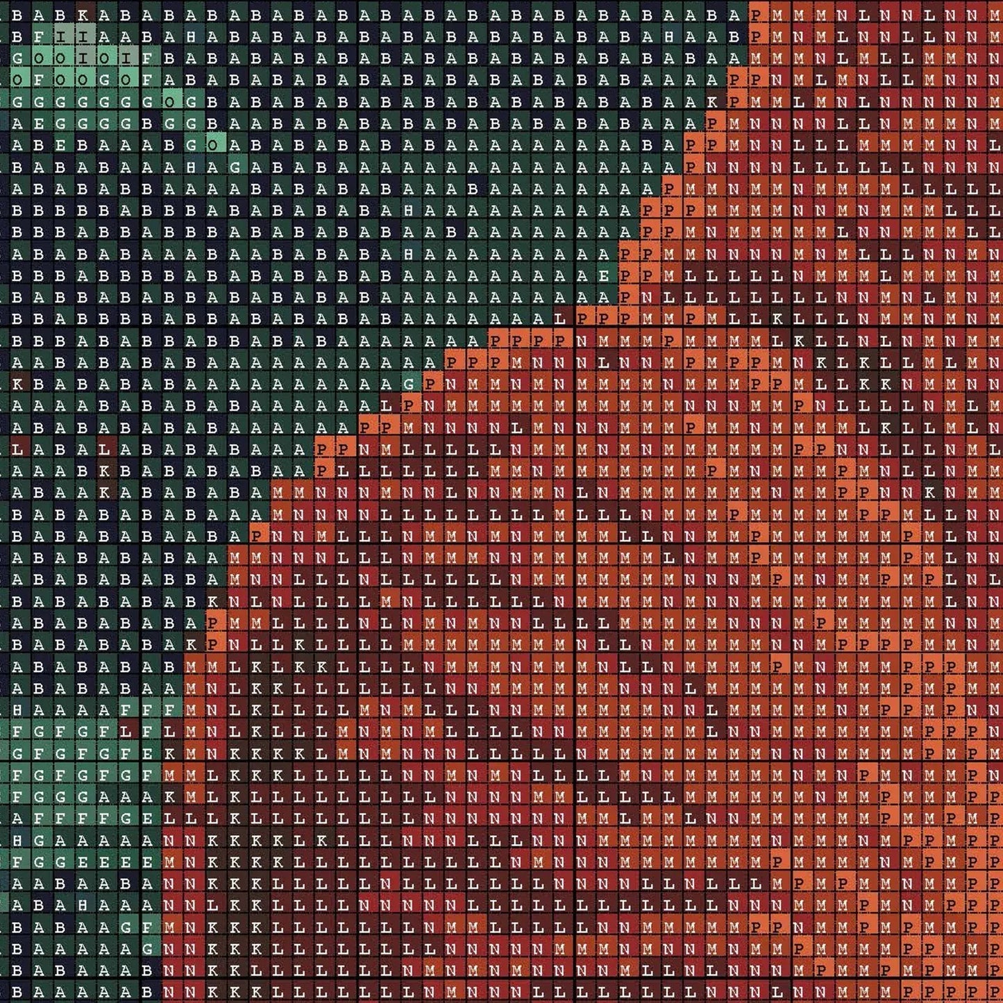 Cat sitting on Japanese Lake Cross Stitch Pattern | Landscape Cross Stitch Chart Download | Nature Cross Stitch | Cute Cross Stitch PDF