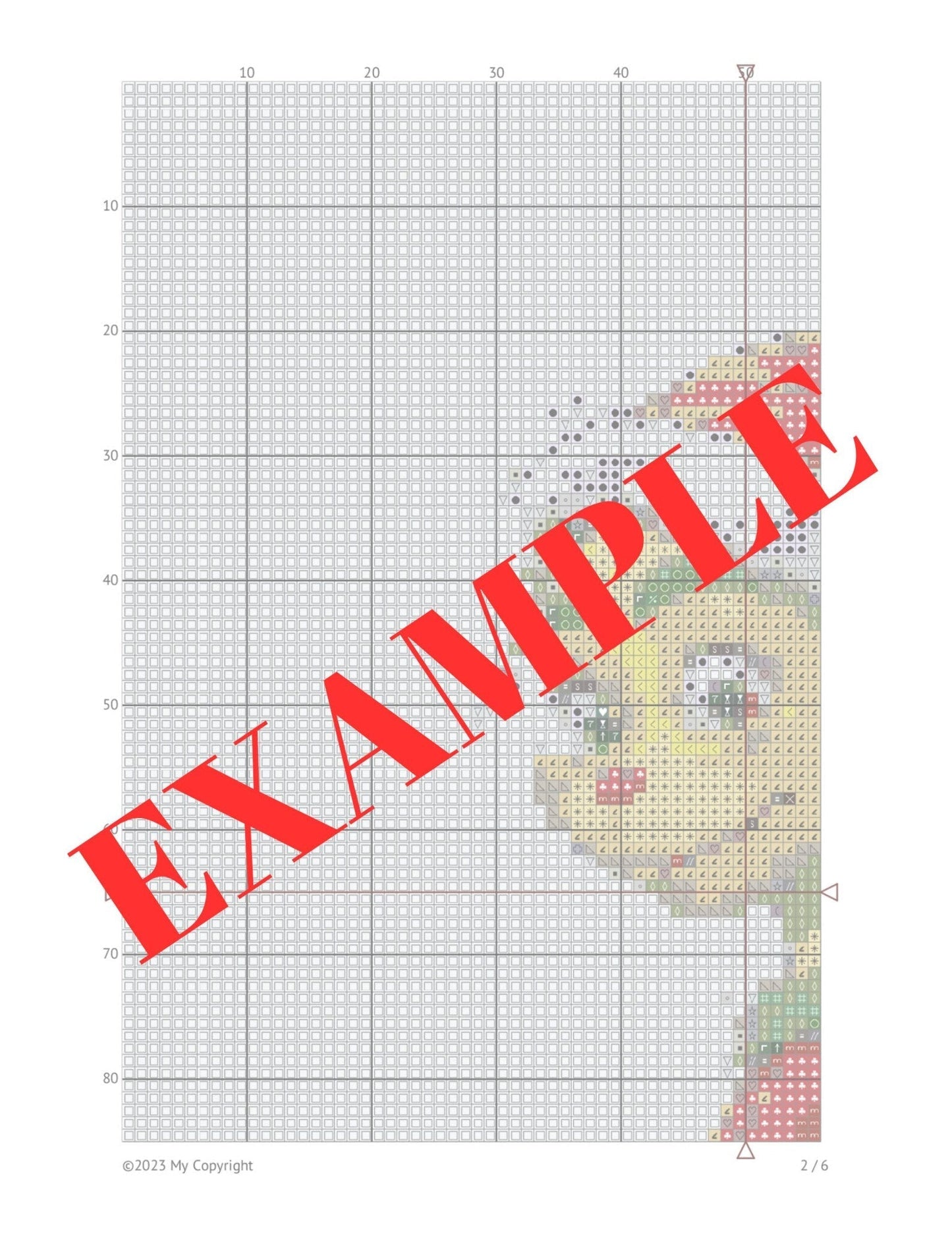 Landscape Cross Stitch Pattern | Landscape Cross Stitch | Daisy Cross Stitch | Landscape Embroidery Pattern | Landscape Cross Stitch Kit