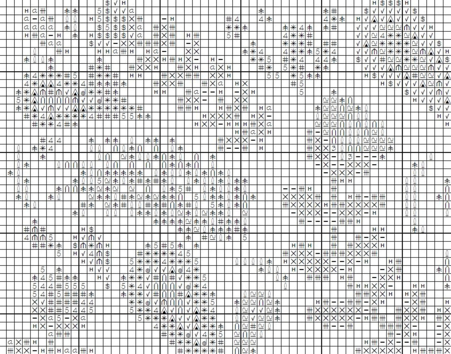 Mexican Skull Pattern Cross Stitch Pattern , Watercolor X Stitch Chart , Instant Download , Pdf, Folk Art, Day of the Dead
